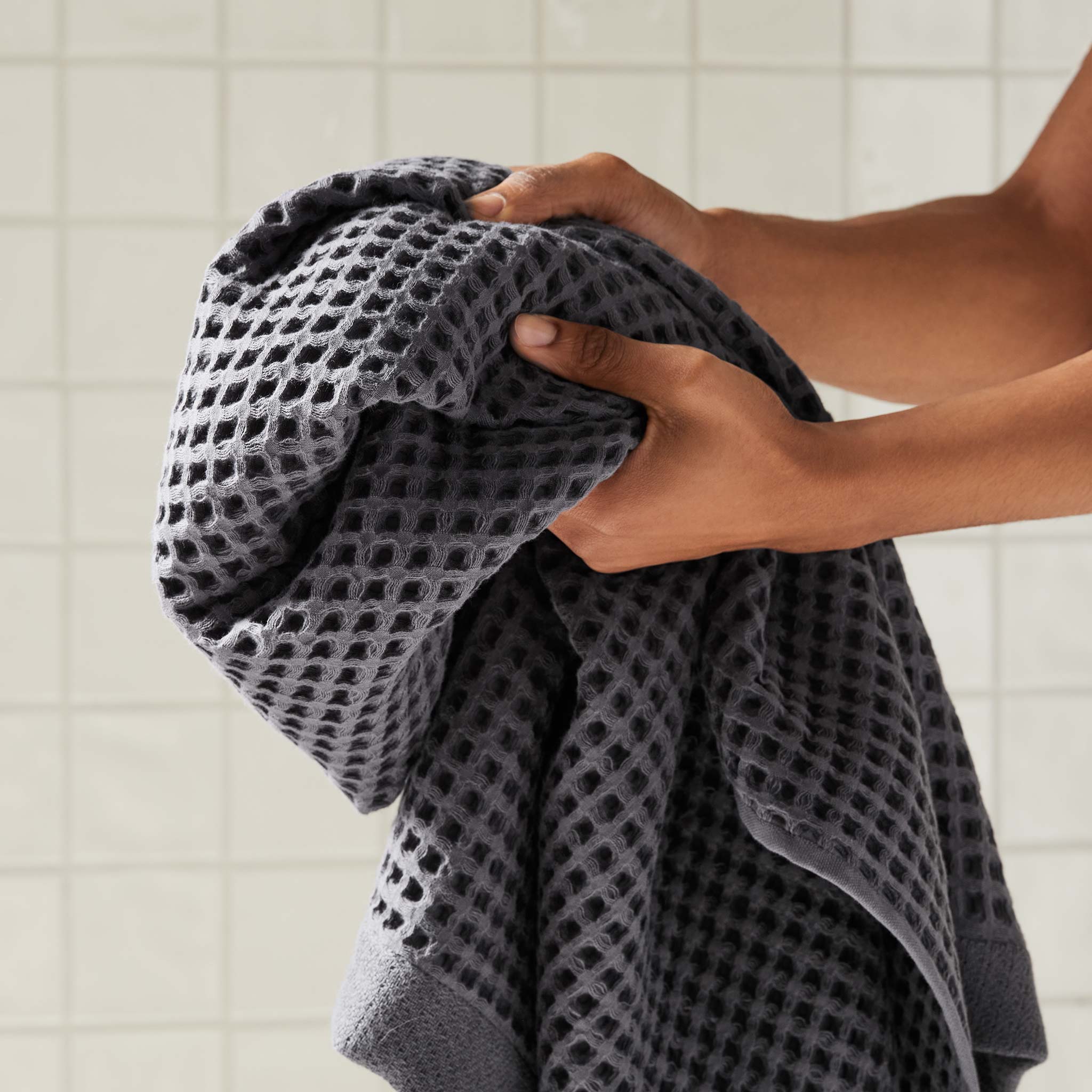 Dreamweave Waffle Bath Towels Set of 2 - Image 8