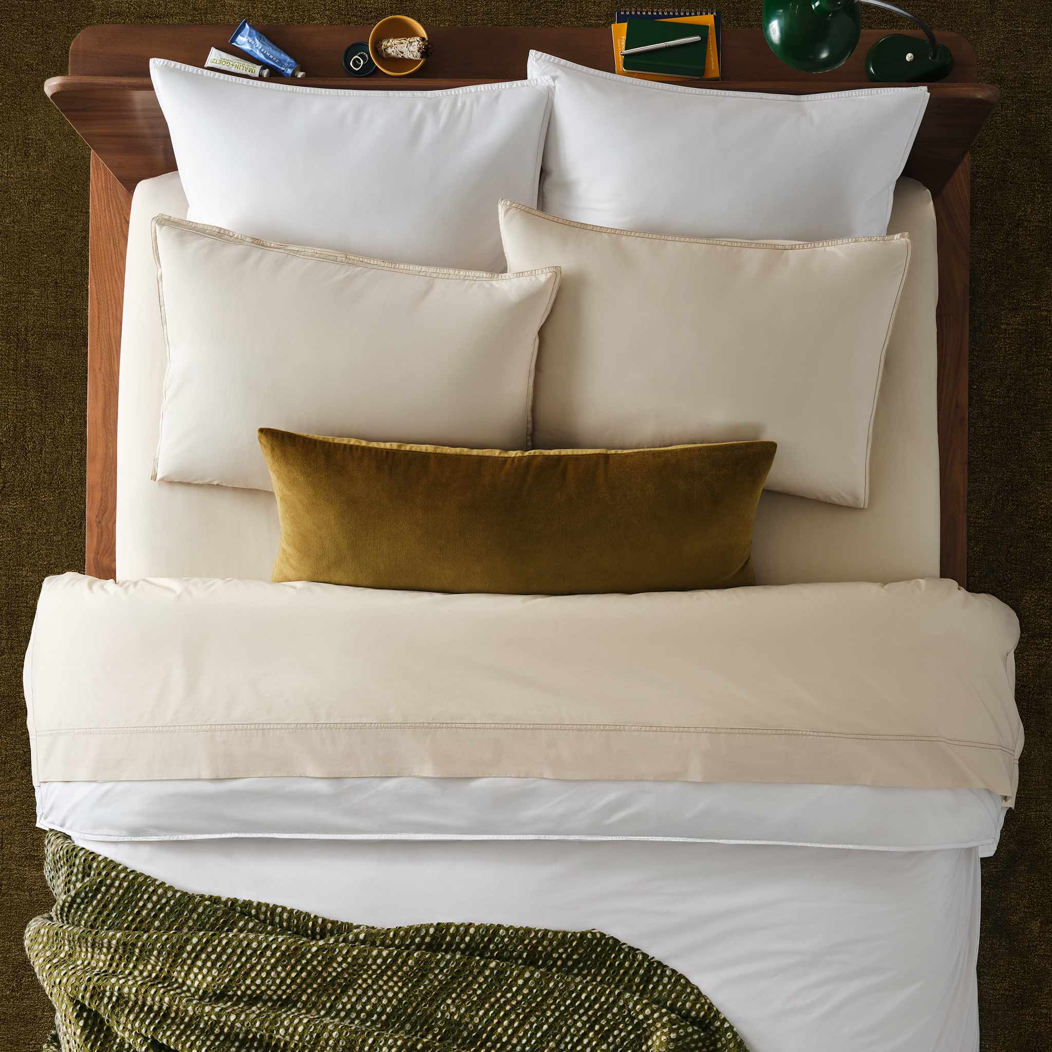 Washed Classic Percale Pillowcase Set - Image 8