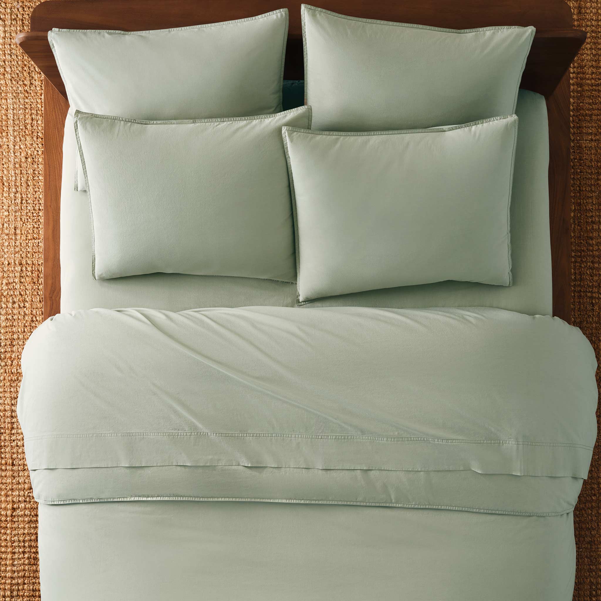 Washed Classic Percale Pillowcase Set - Image 16