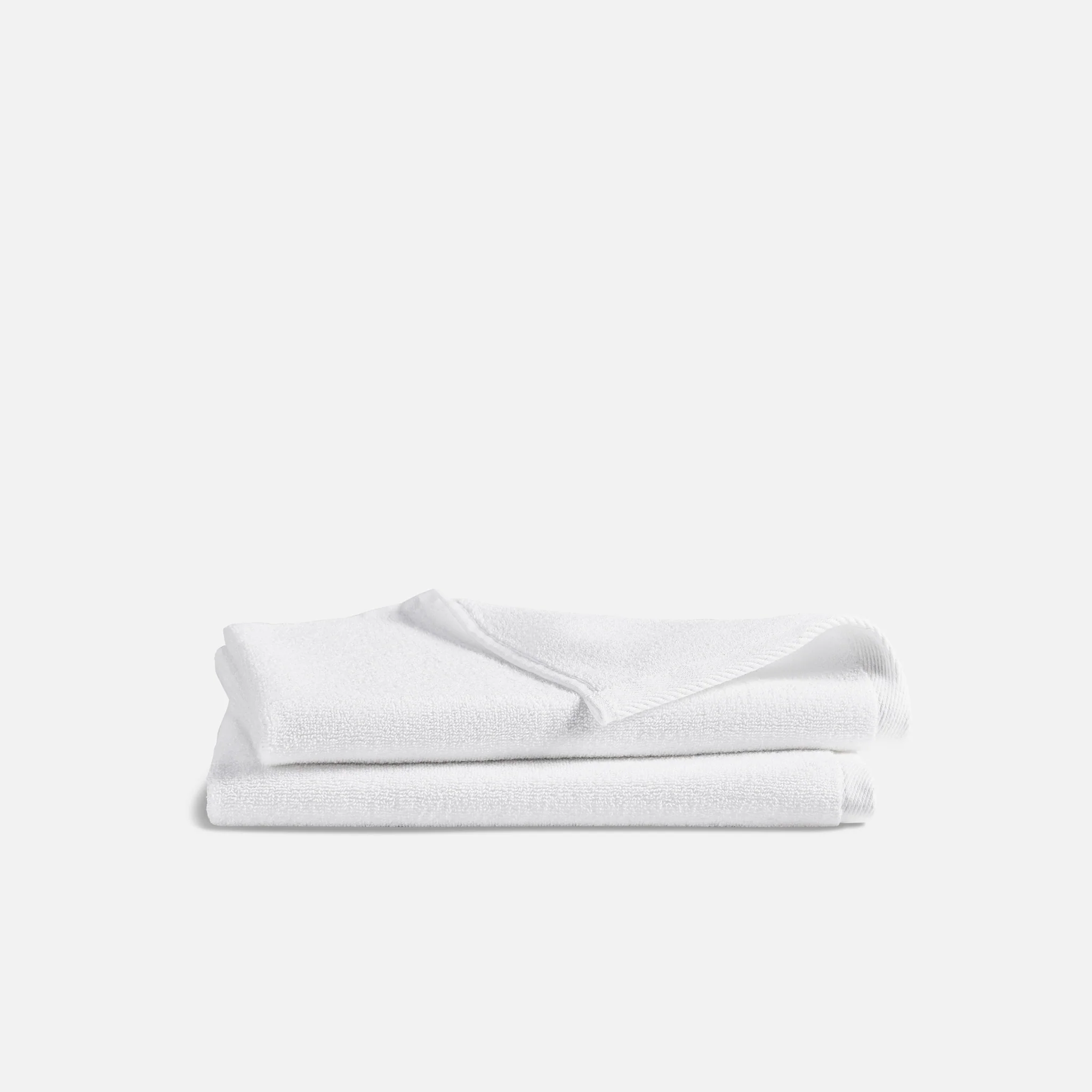 Plush Turkish Cotton Hand Towels Set of 2