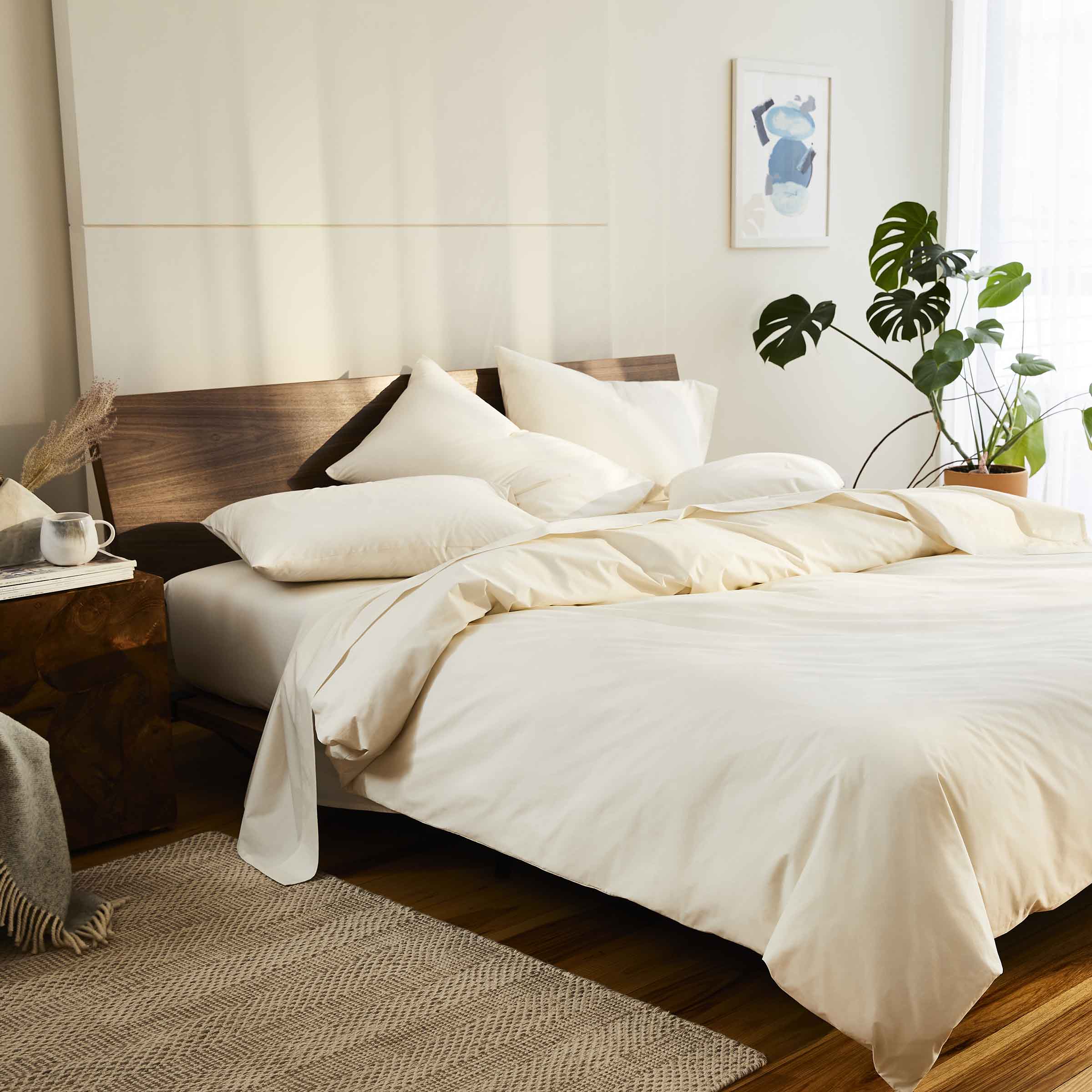 Classic Percale Split King Sheet Set - Image 11