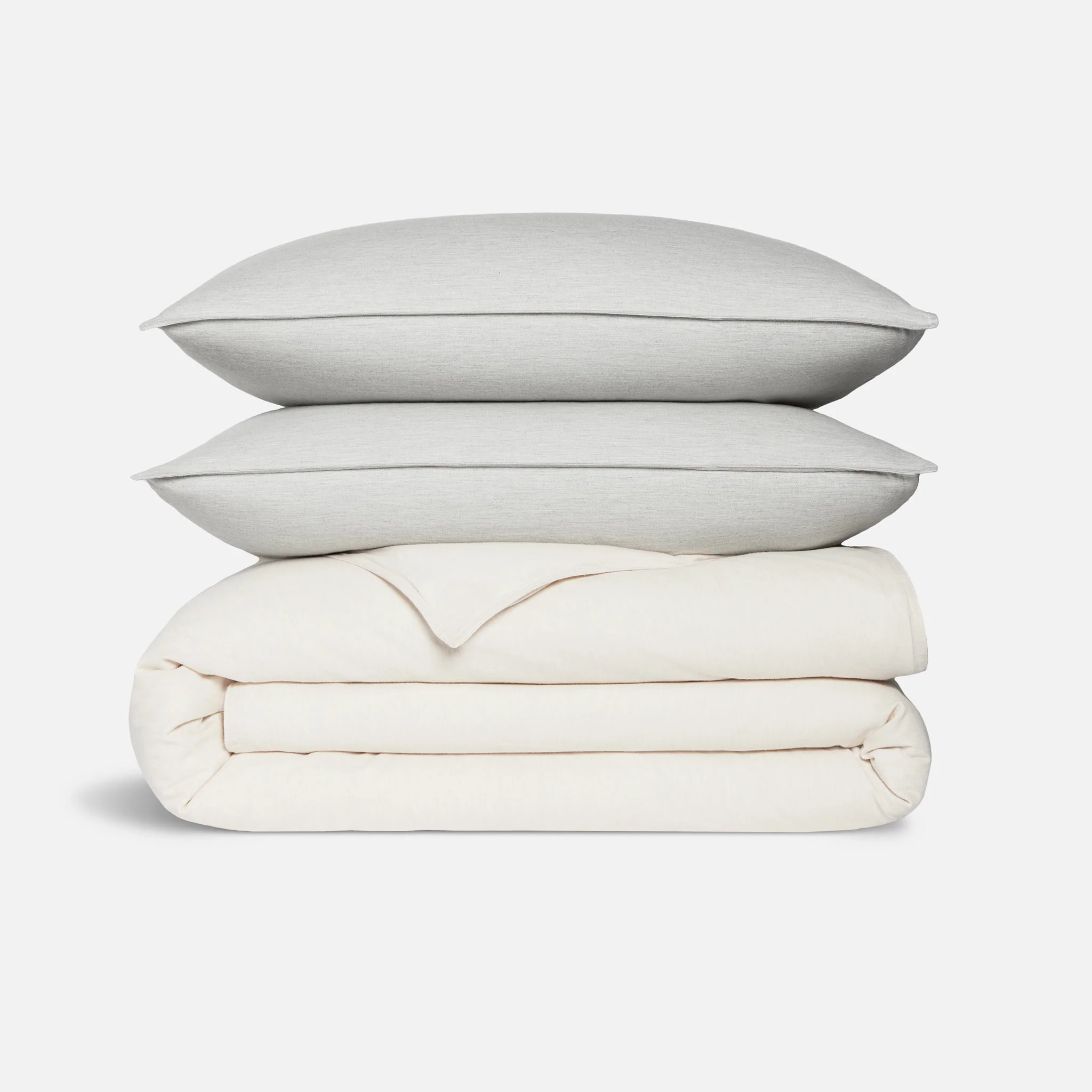 Heathered Cashmere Duvet Set - Image 2