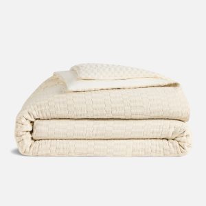 Woven Checkerboard Duvet Cover