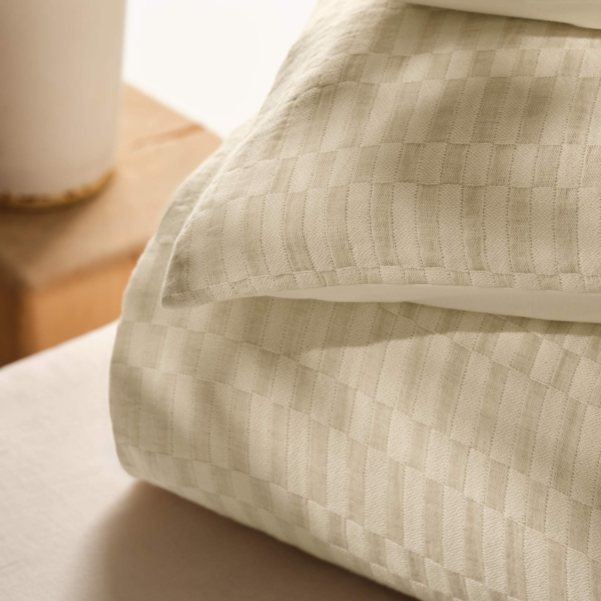 Woven Checkerboard Duvet Cover - Image 8