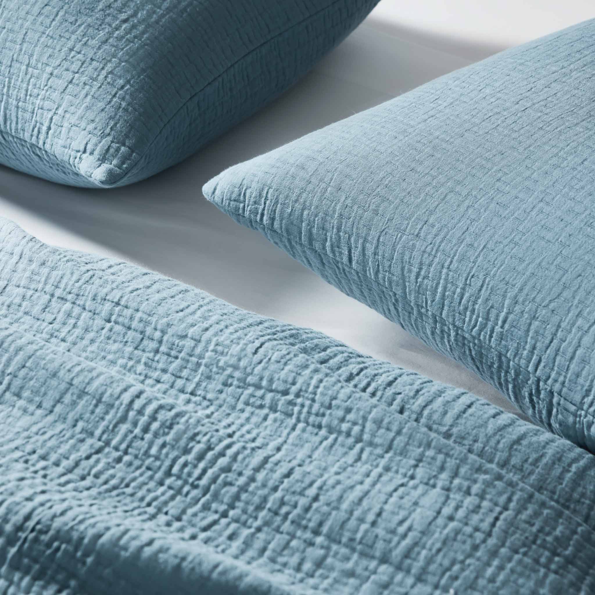 Breezeweave Crinkle Cotton Sham Set - Image 7