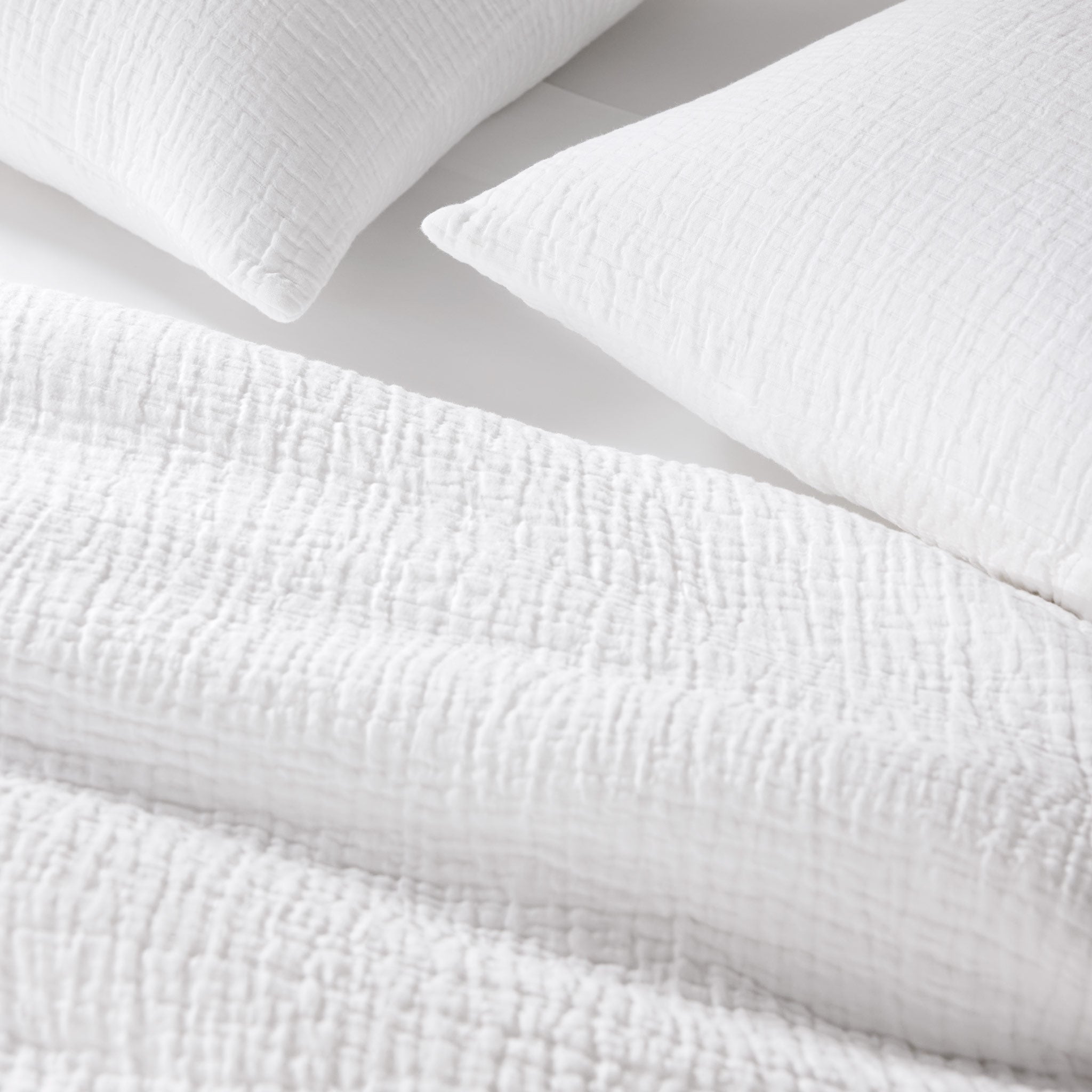 Breezeweave Crinkle Cotton Duvet Cover - Image 4