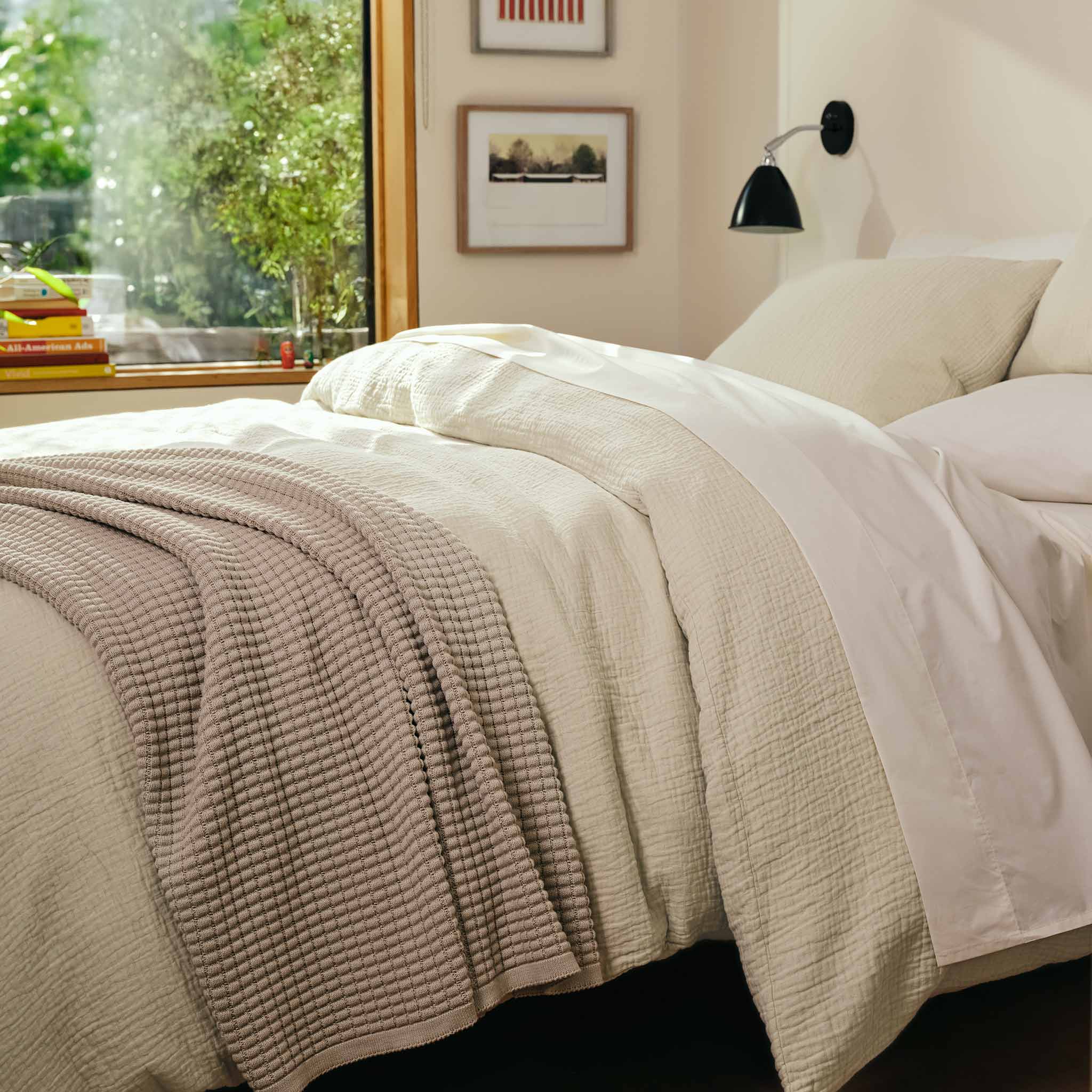 Breezeweave Crinkle Cotton Duvet Cover - Image 10