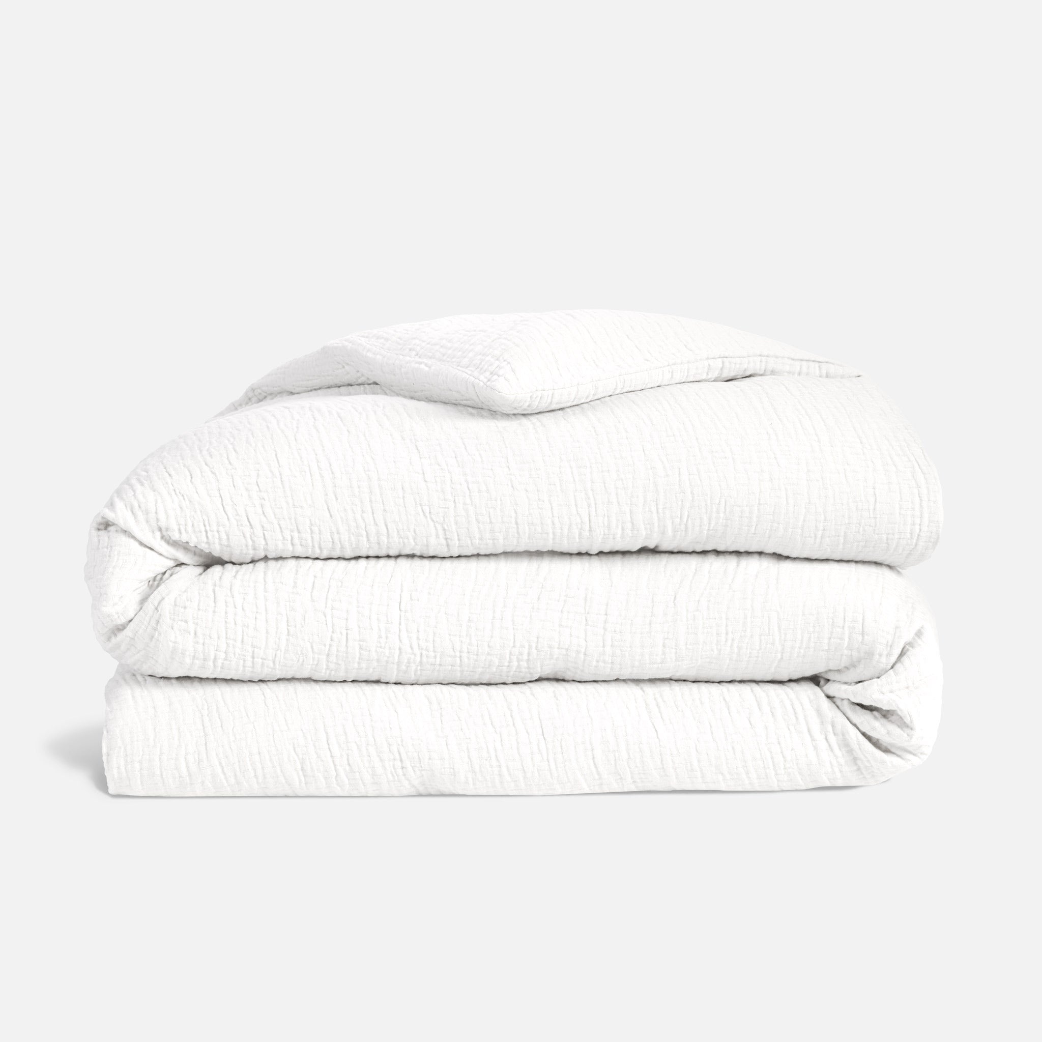 Breezeweave Crinkle Cotton Duvet Cover - Image 2