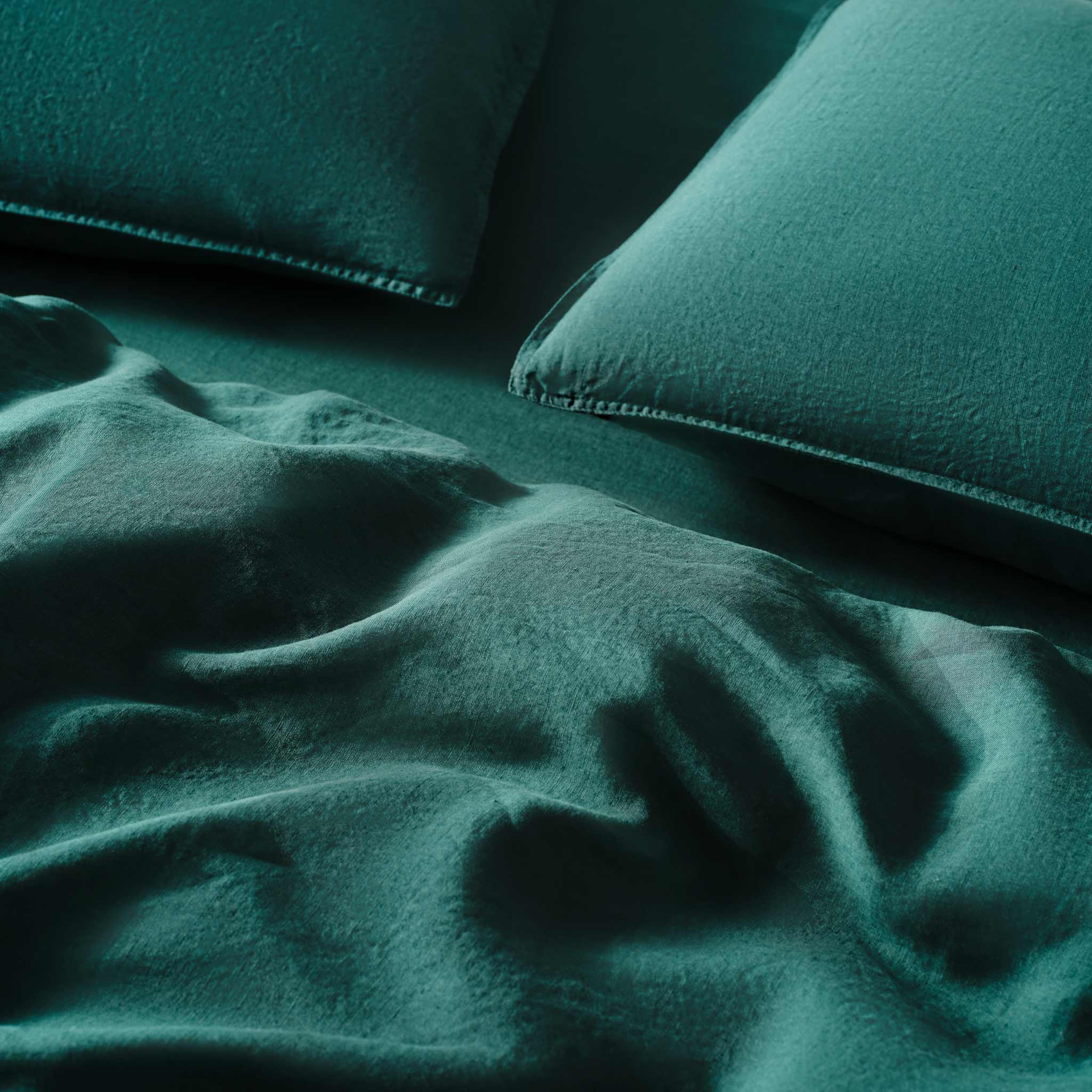 Washed European Linen Duvet Set - Image 25