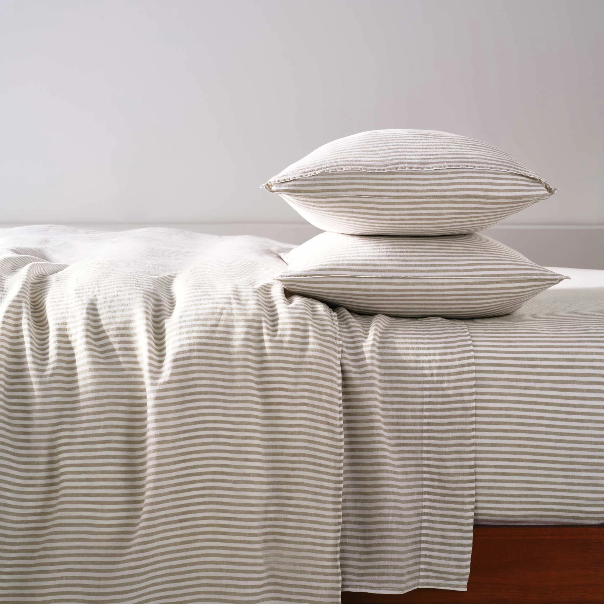 Washed European Linen Core Sheet Set - Last Call - Image 19
