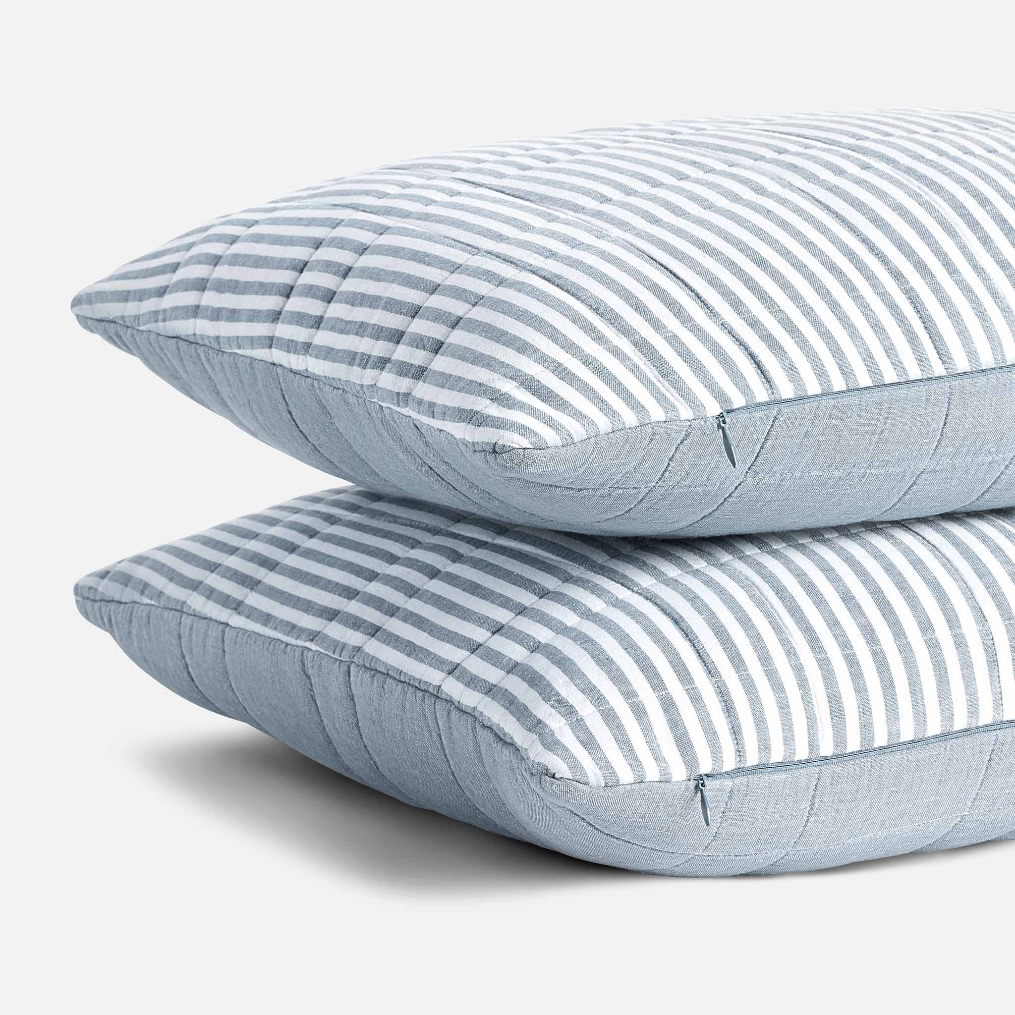 Washed European Linen Quilted Sham Set - Last Call - Image 18