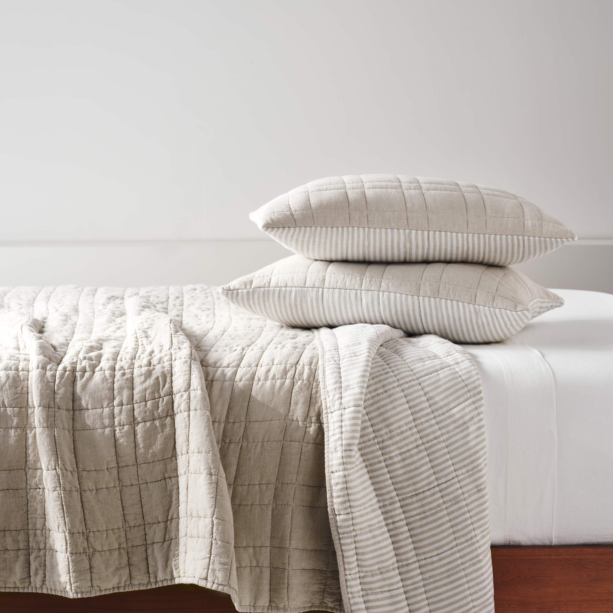 Washed European Linen Quilt Set - Image 16