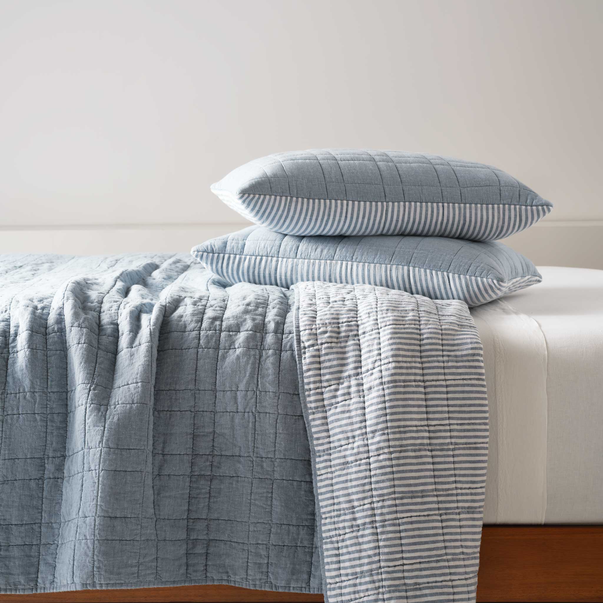 Washed European Linen Quilt Set - Image 20