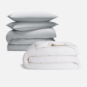 Washed Classic Percale Duvet Set Bundle
