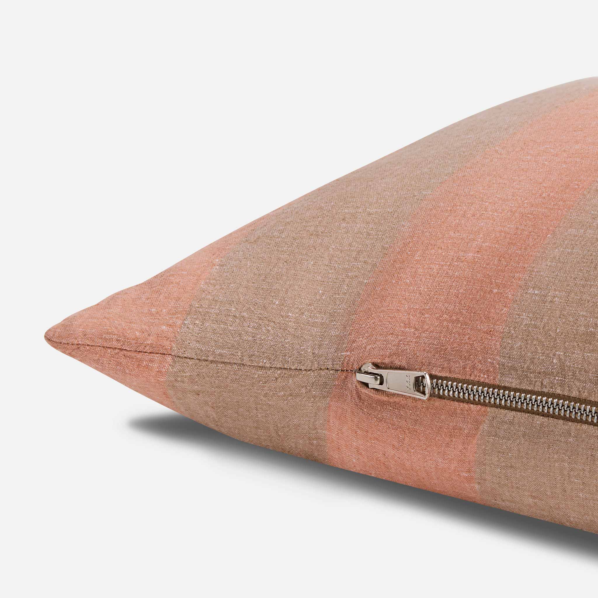 Washed European Linen Lumbar Pillow Cover - Image 21