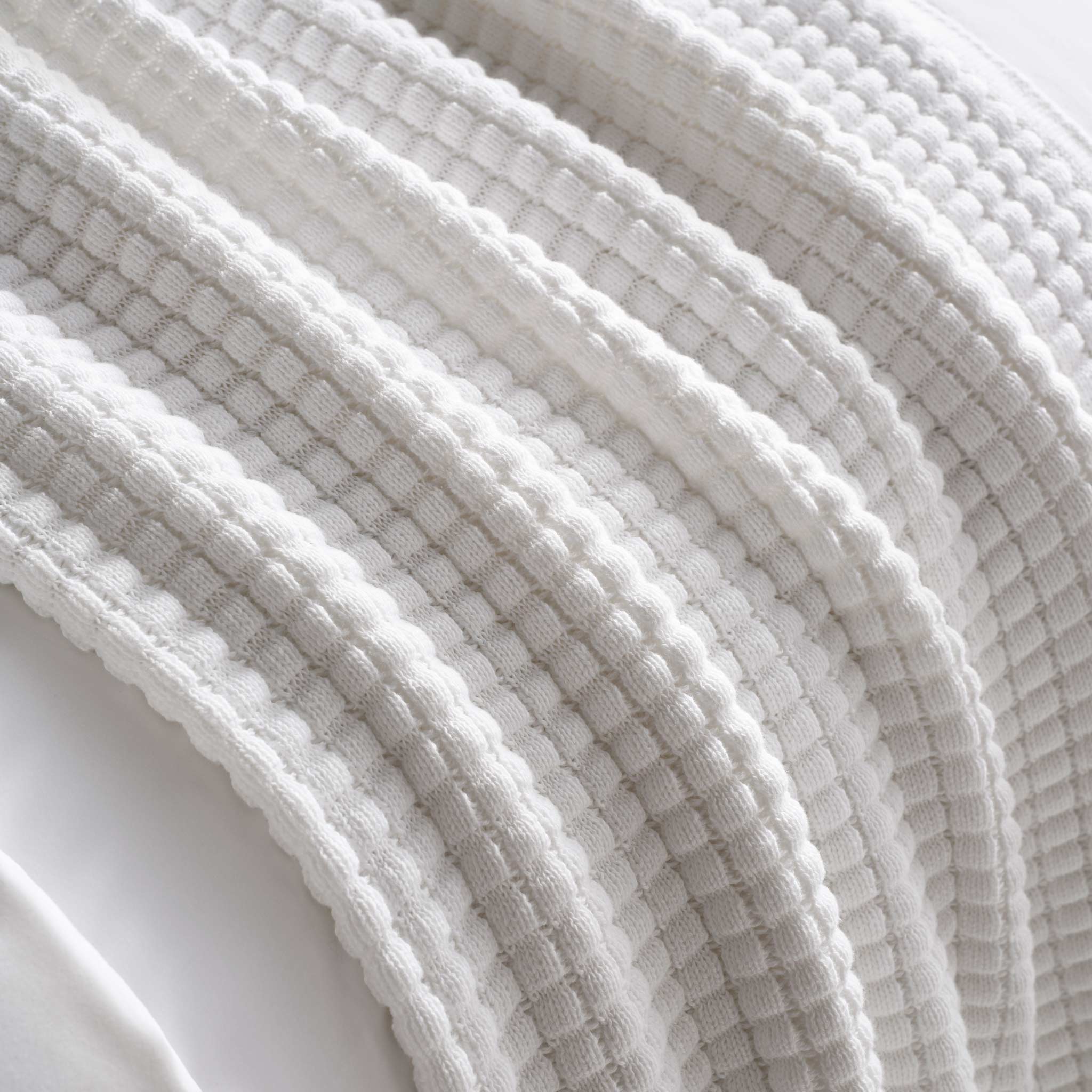 Grid Knit Cotton Throw Blanket - Last Call - Image 26