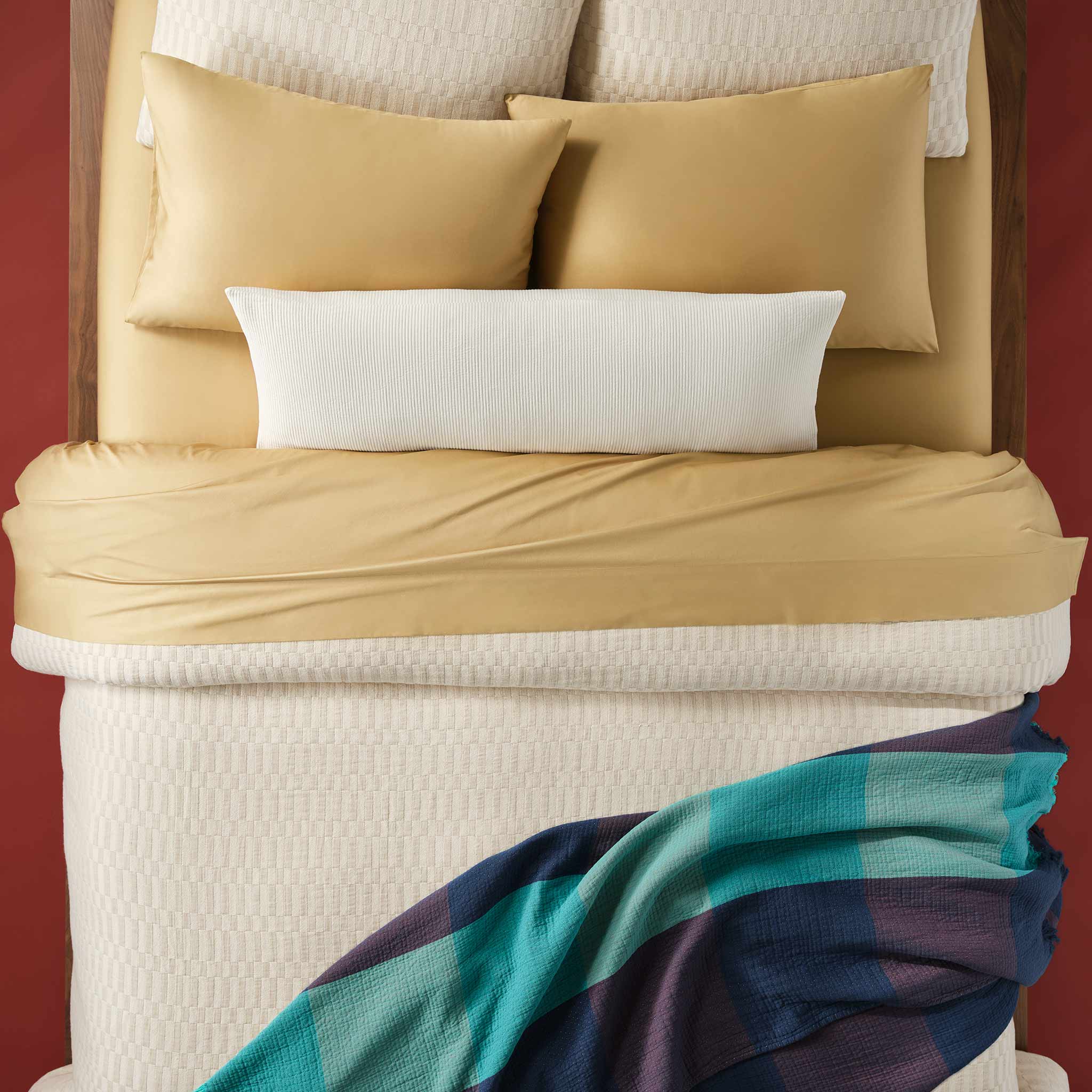 Woven Checkerboard Duvet Cover - Last Call - Image 11