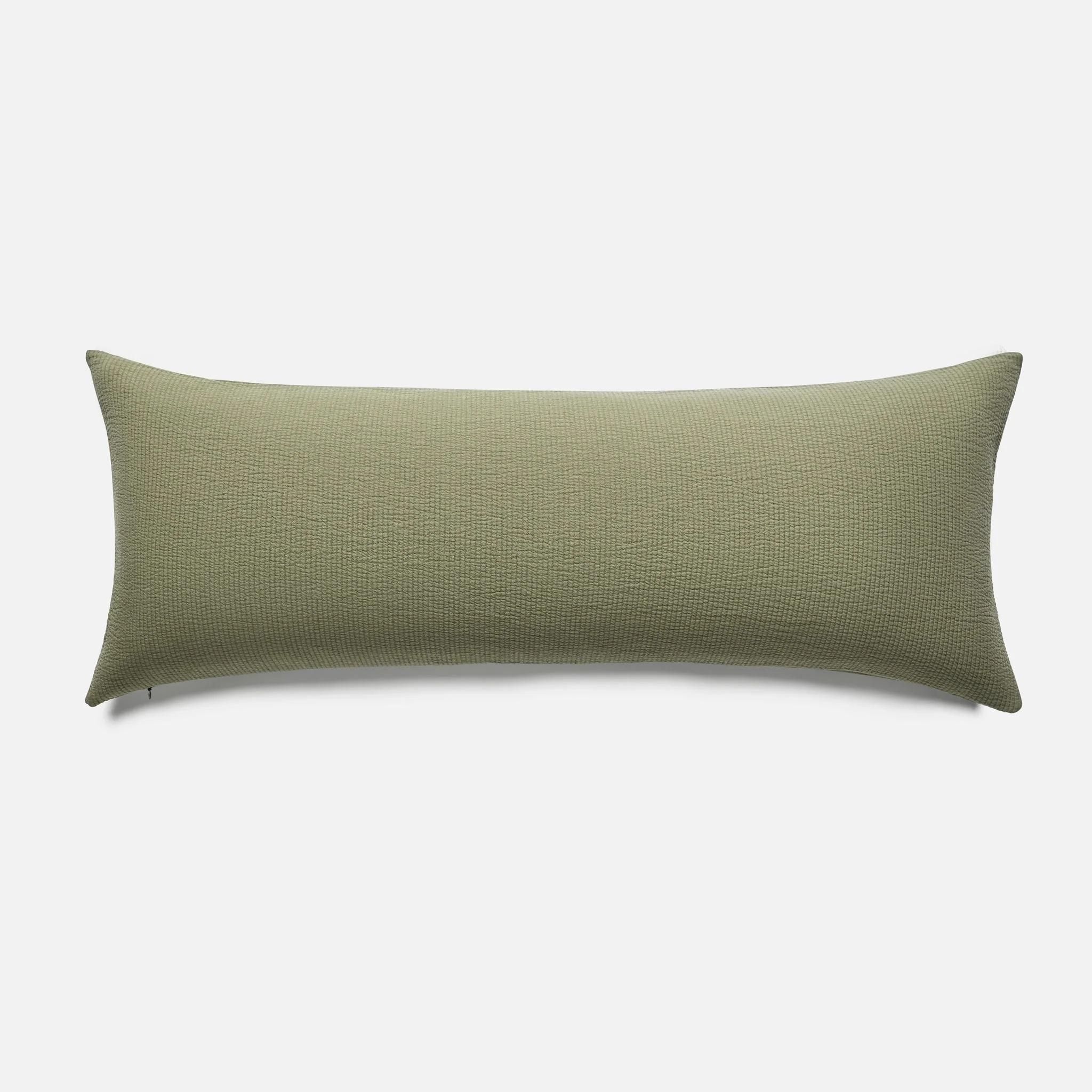 Ribbed Matelasse Lumbar Pillow Cover - Last Call