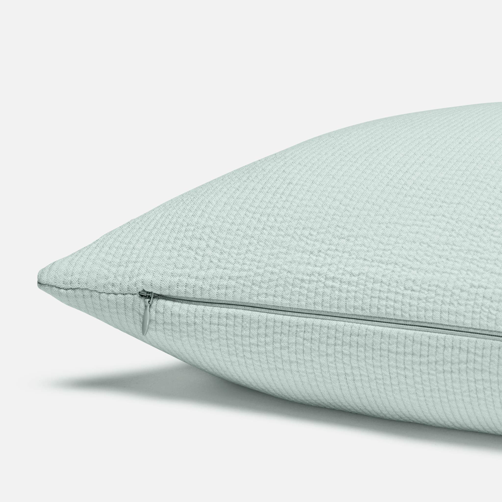 Ribbed Matelasse Lumbar Pillow Cover - Image 10