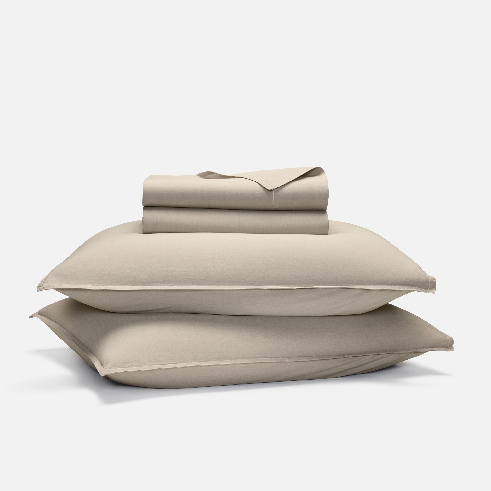 Set of 2 Washed Classic Percale Core Sheet Set Bundle - Image 13