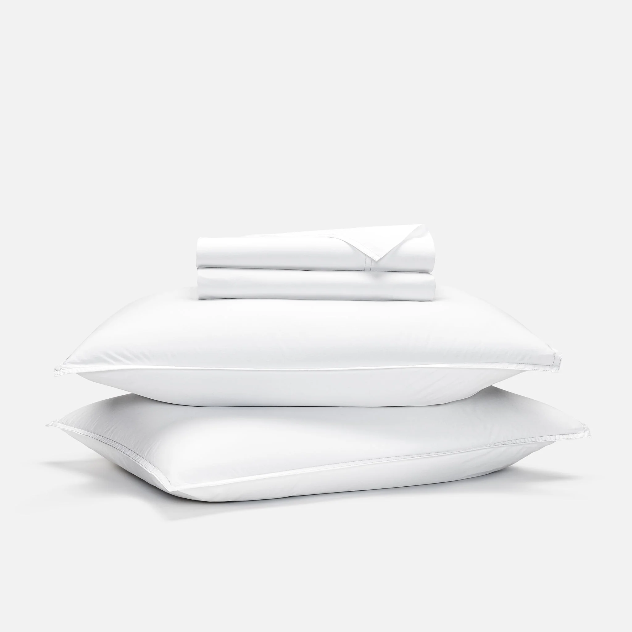Set of 2 Washed Classic Percale Core Sheet Set Bundle - Image 2
