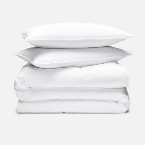 Washed Classic Percale Duvet Set