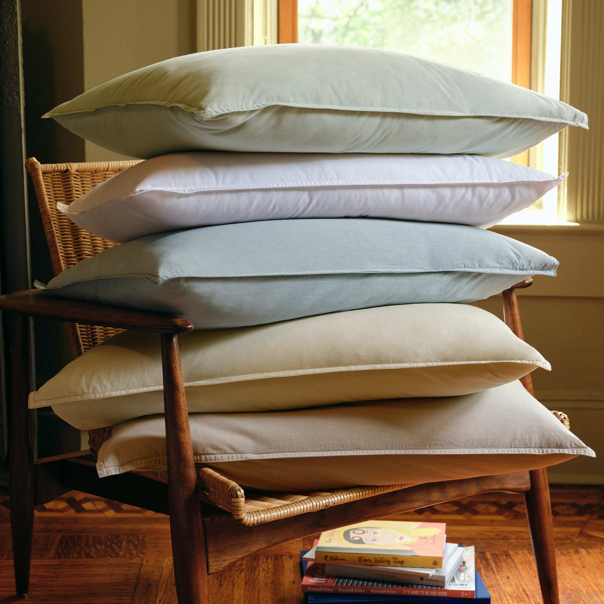 Washed Classic Percale Pillowcase Set - Image 9