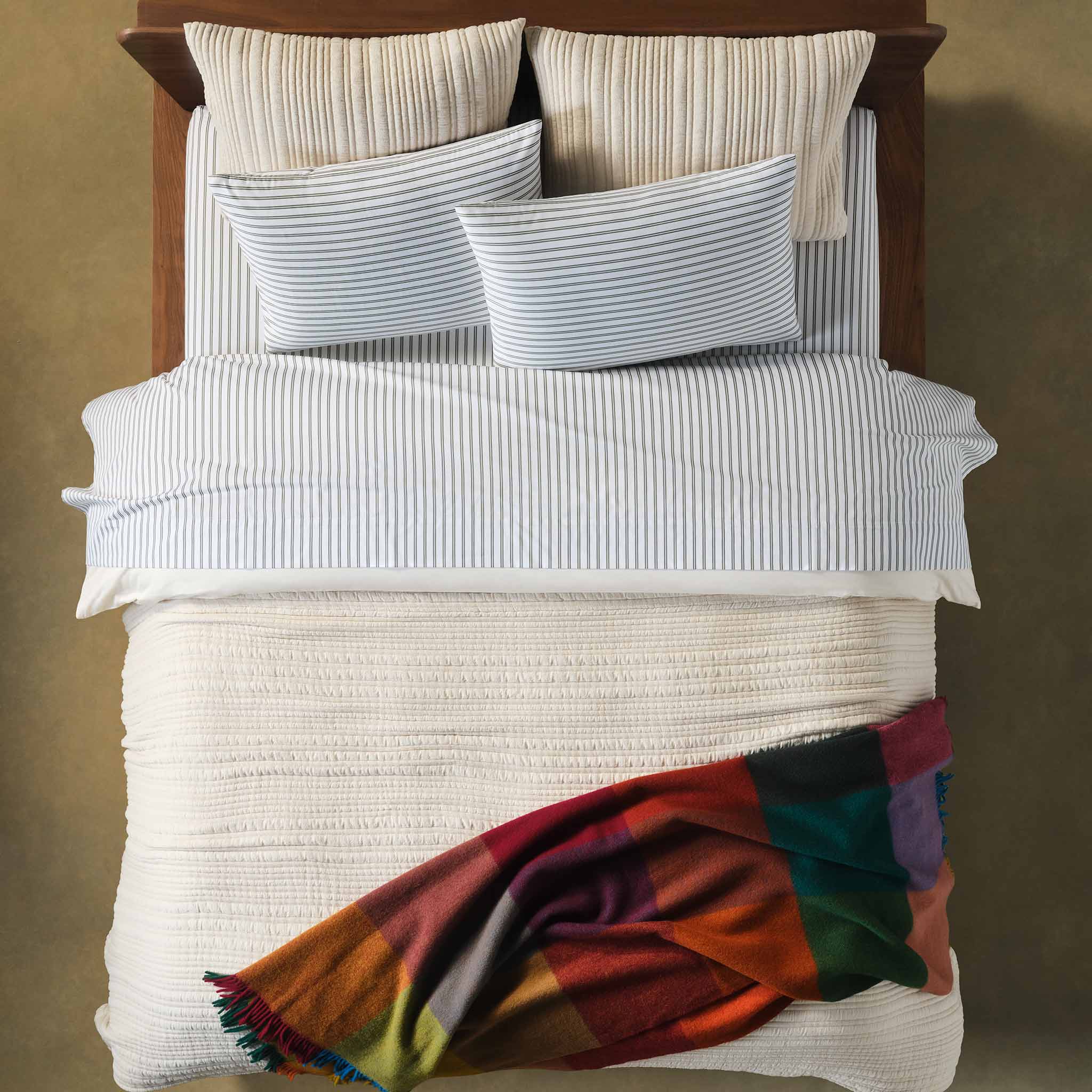 Colorfield Lambswool Throw Blanket - Image 3