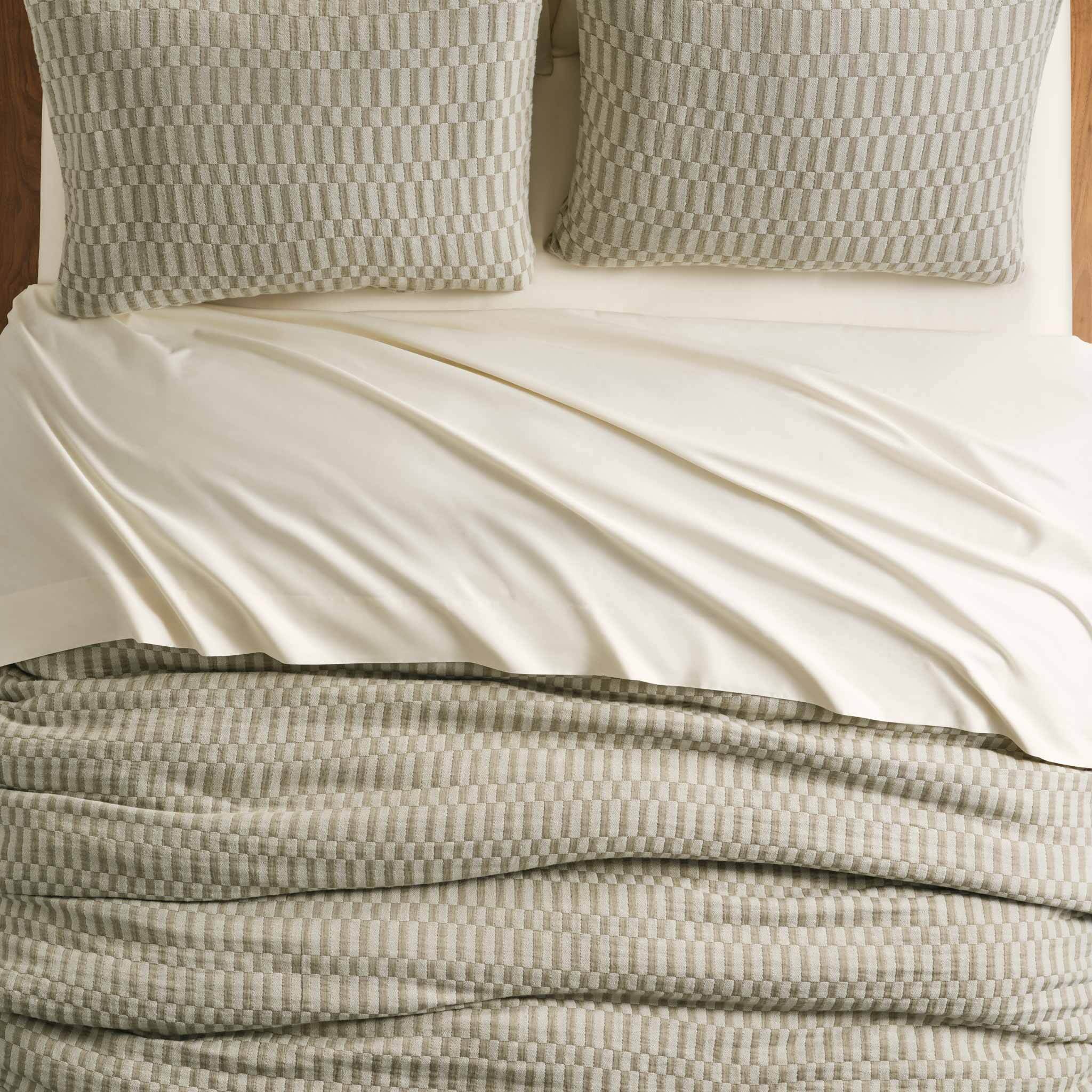 Woven Checkerboard Duvet Cover - Image 15