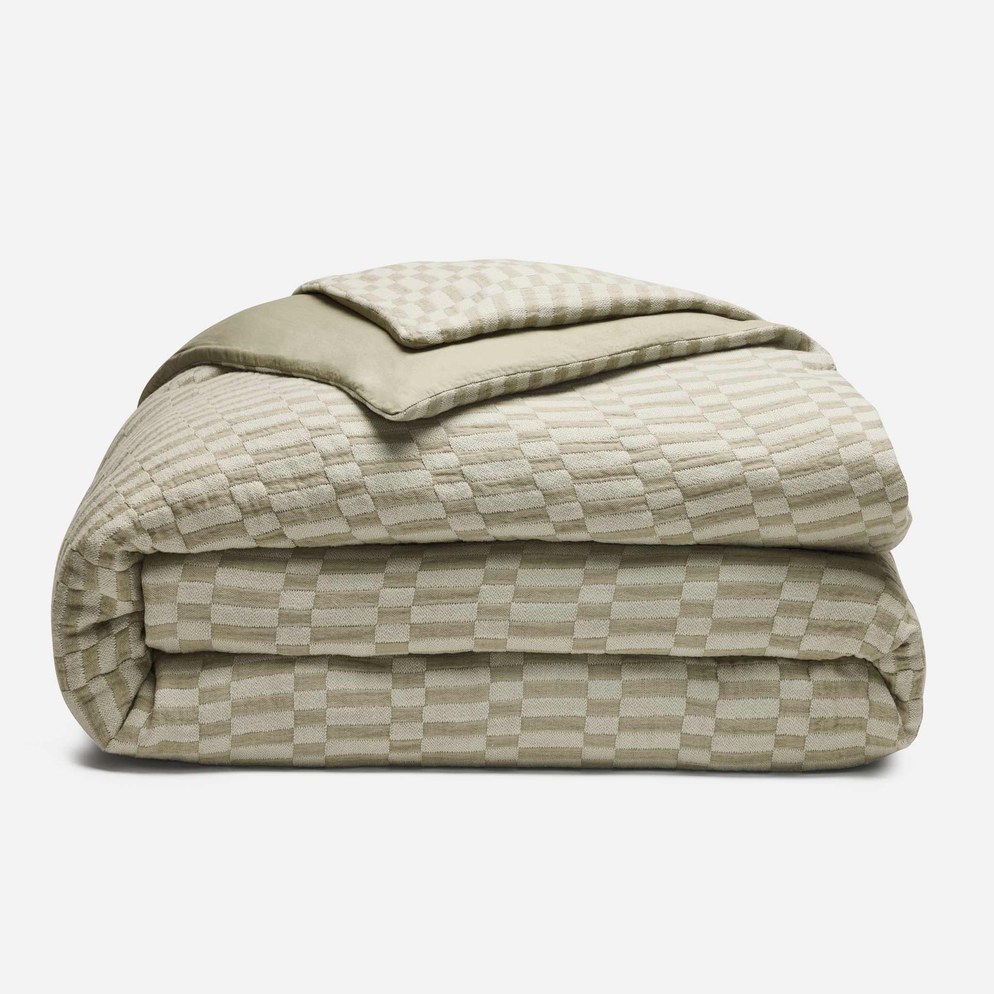 Woven Checkerboard Duvet Cover - Image 13