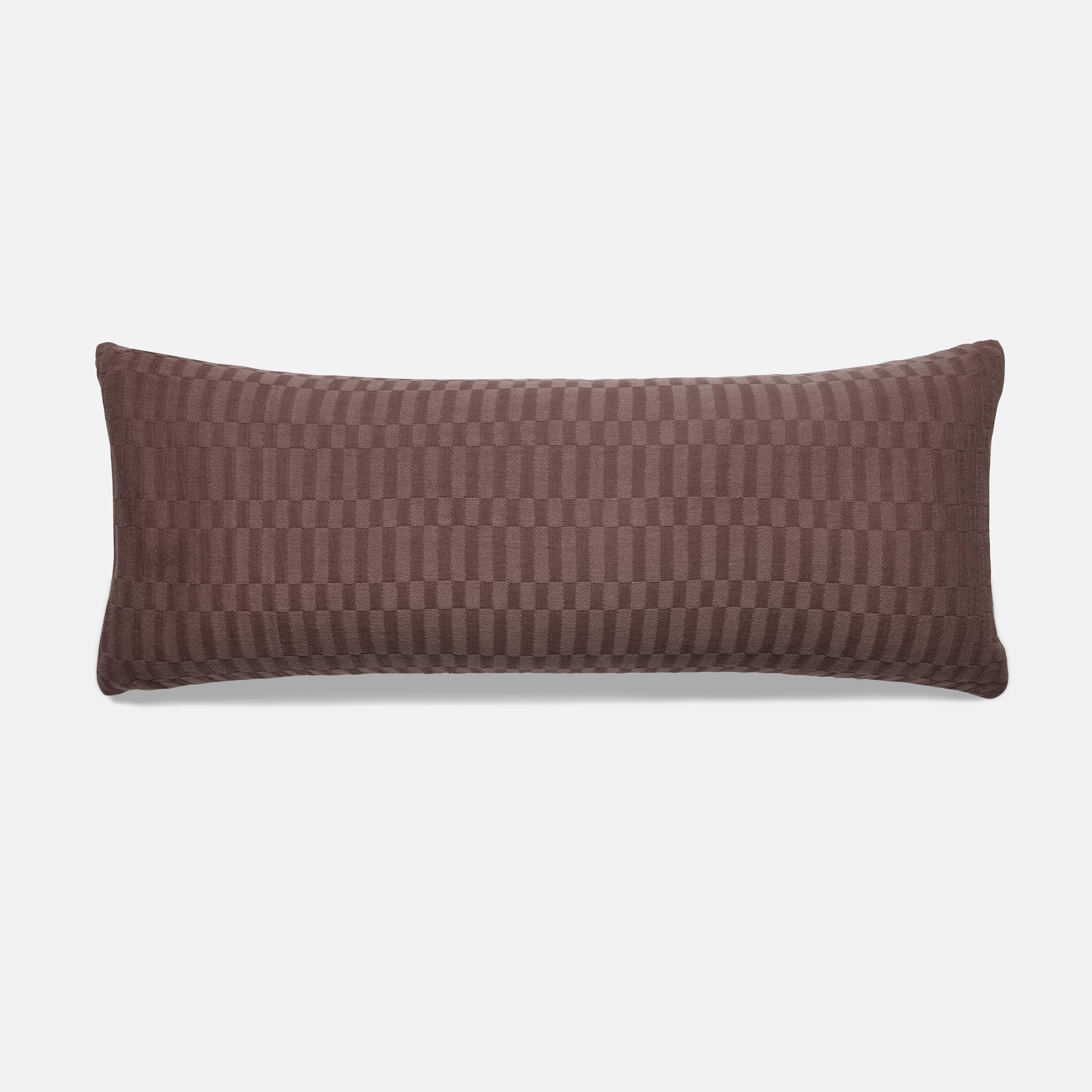 Woven Checkerboard Lumbar Pillow Cover - Image 10