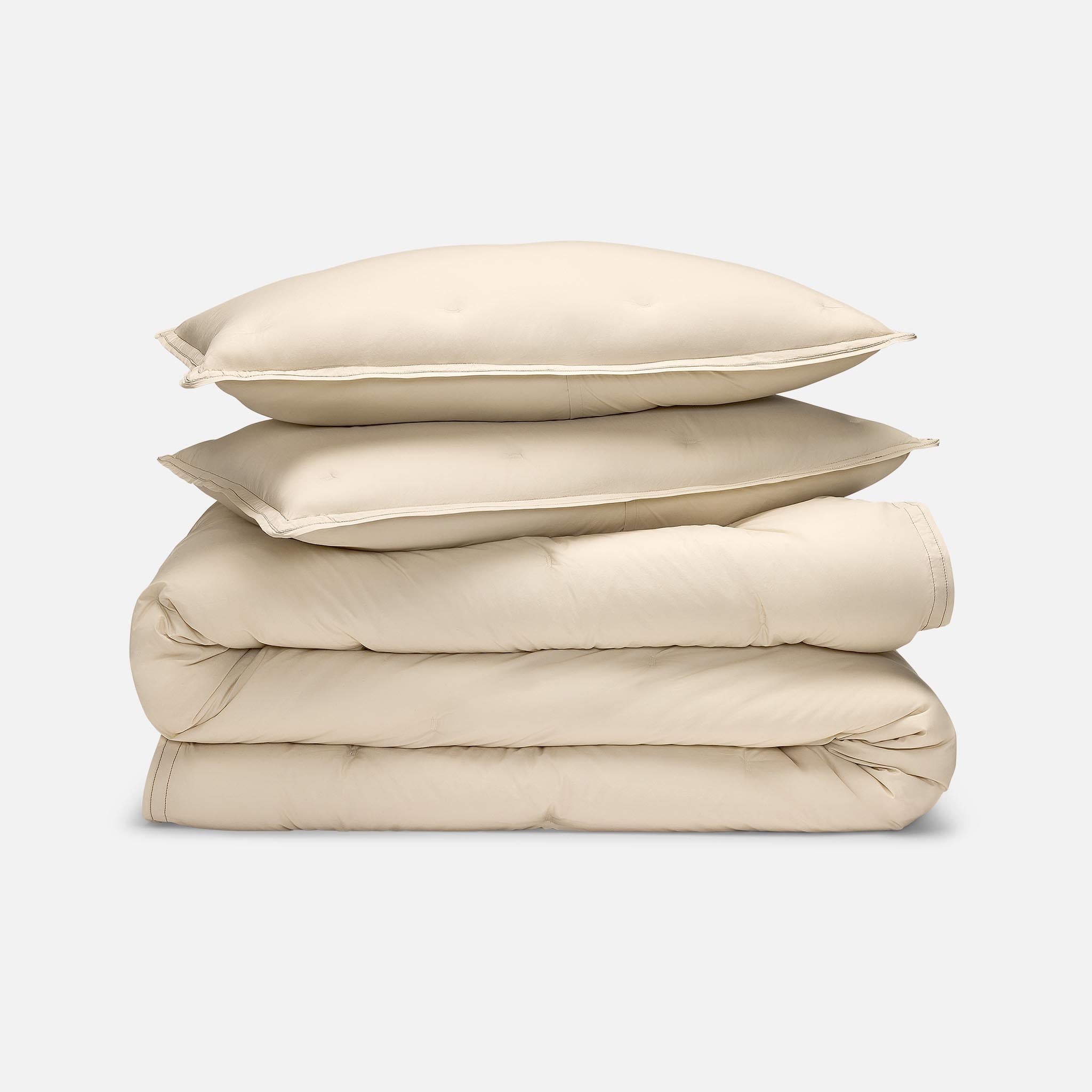 Washed Classic Percale Comforter Set