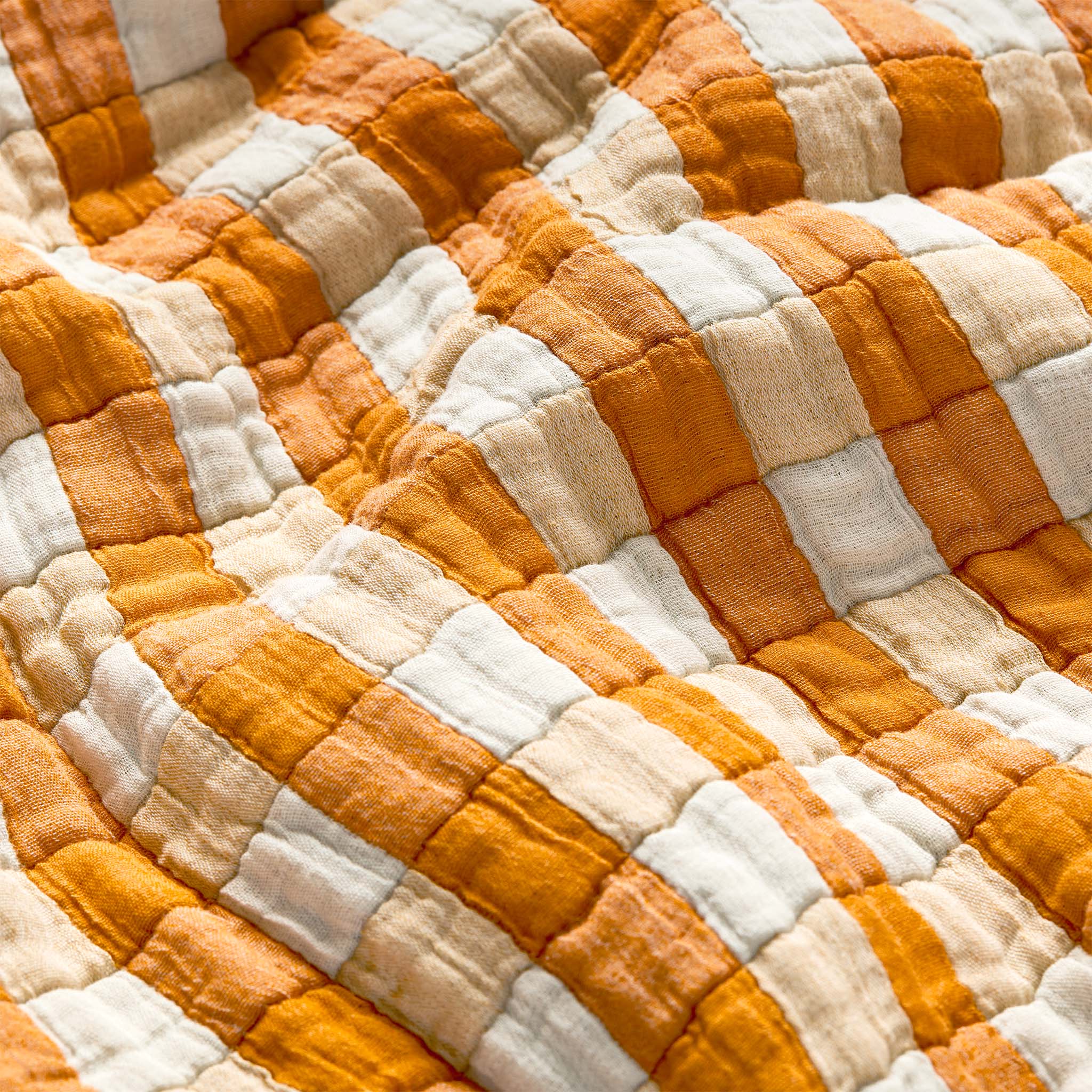 Breezeweave Cotton Gingham Bed Blanket - Image 6