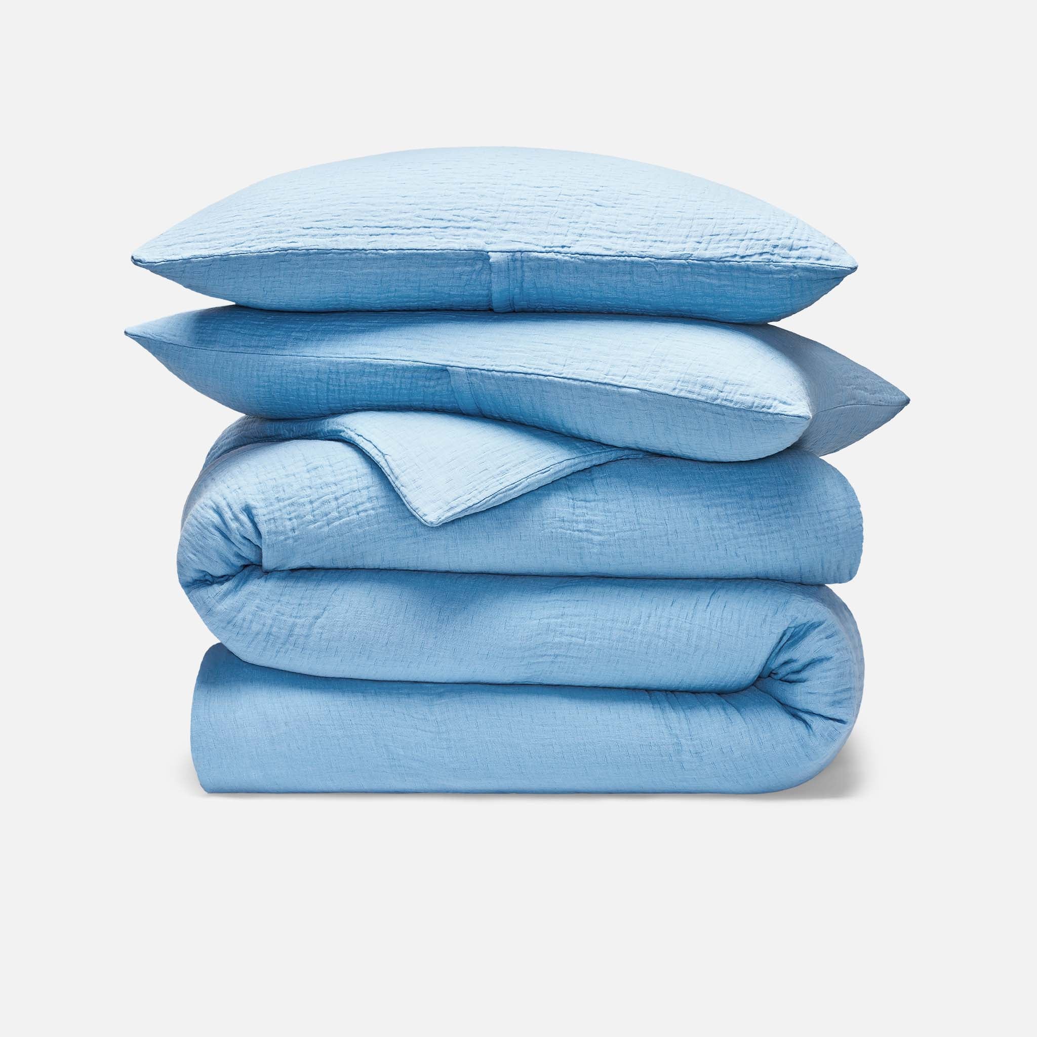 Breezeweave Crinkle Cotton Duvet Set - Image 25
