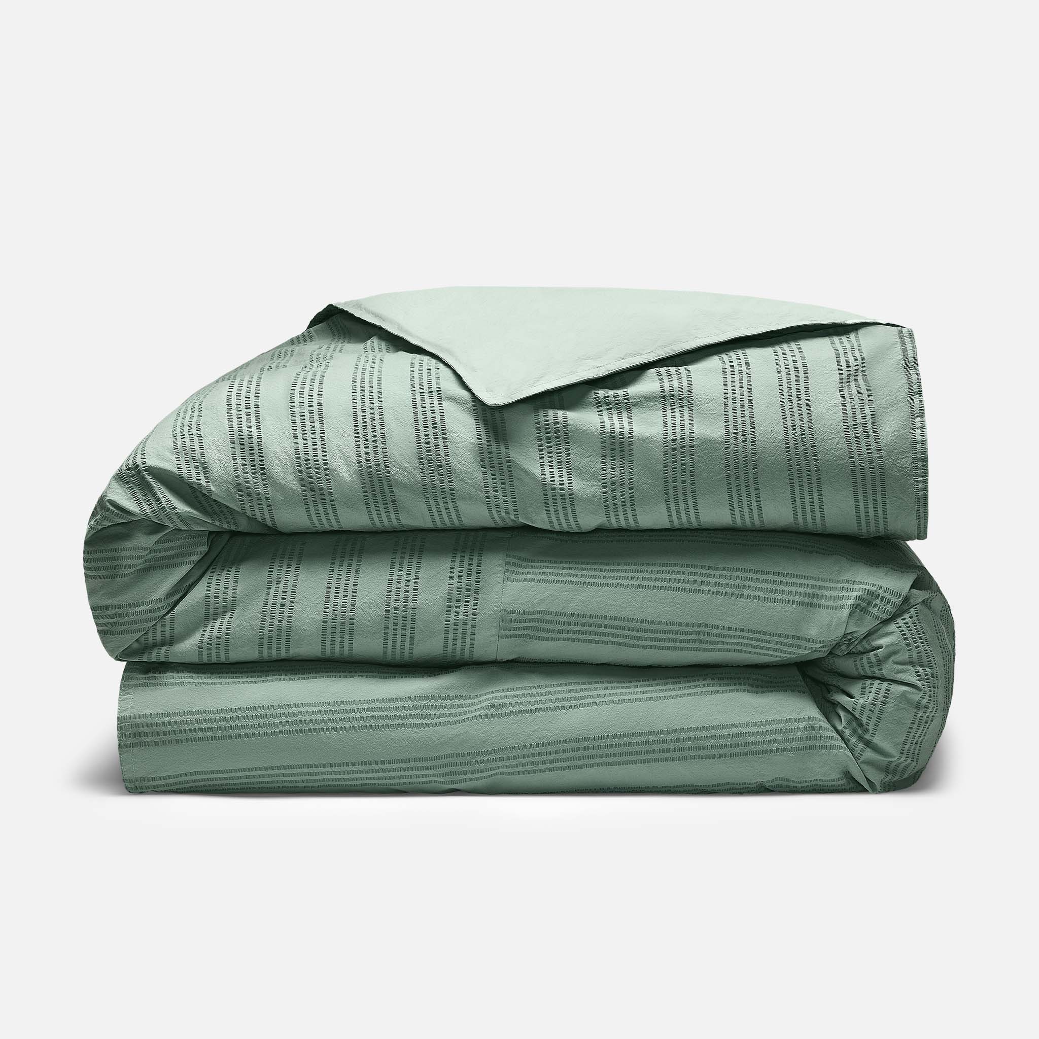 Seersucker Classic Percale Duvet Cover - Image 5