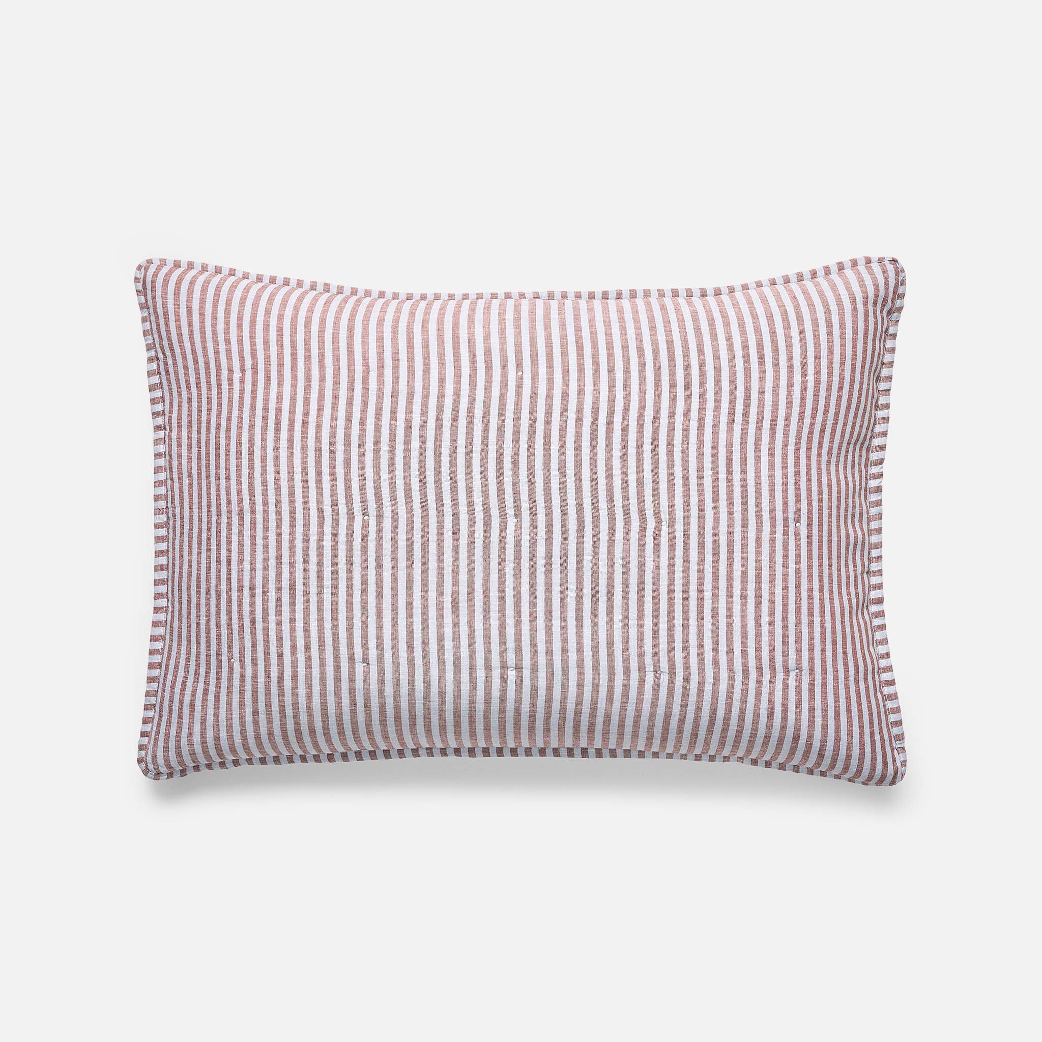 Washed European Linen Quilted Sham Set - Image 24