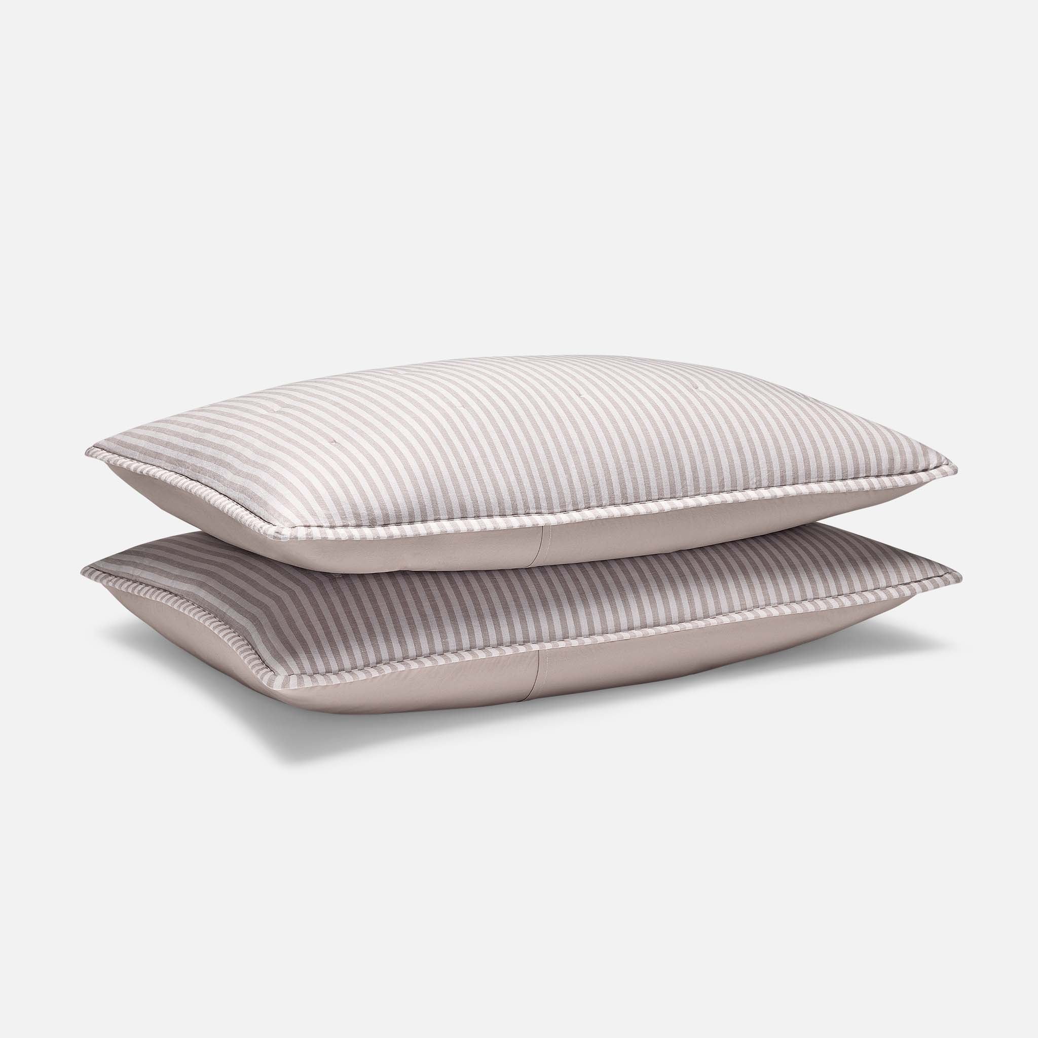 Washed European Linen Quilted Sham Set - Image 27
