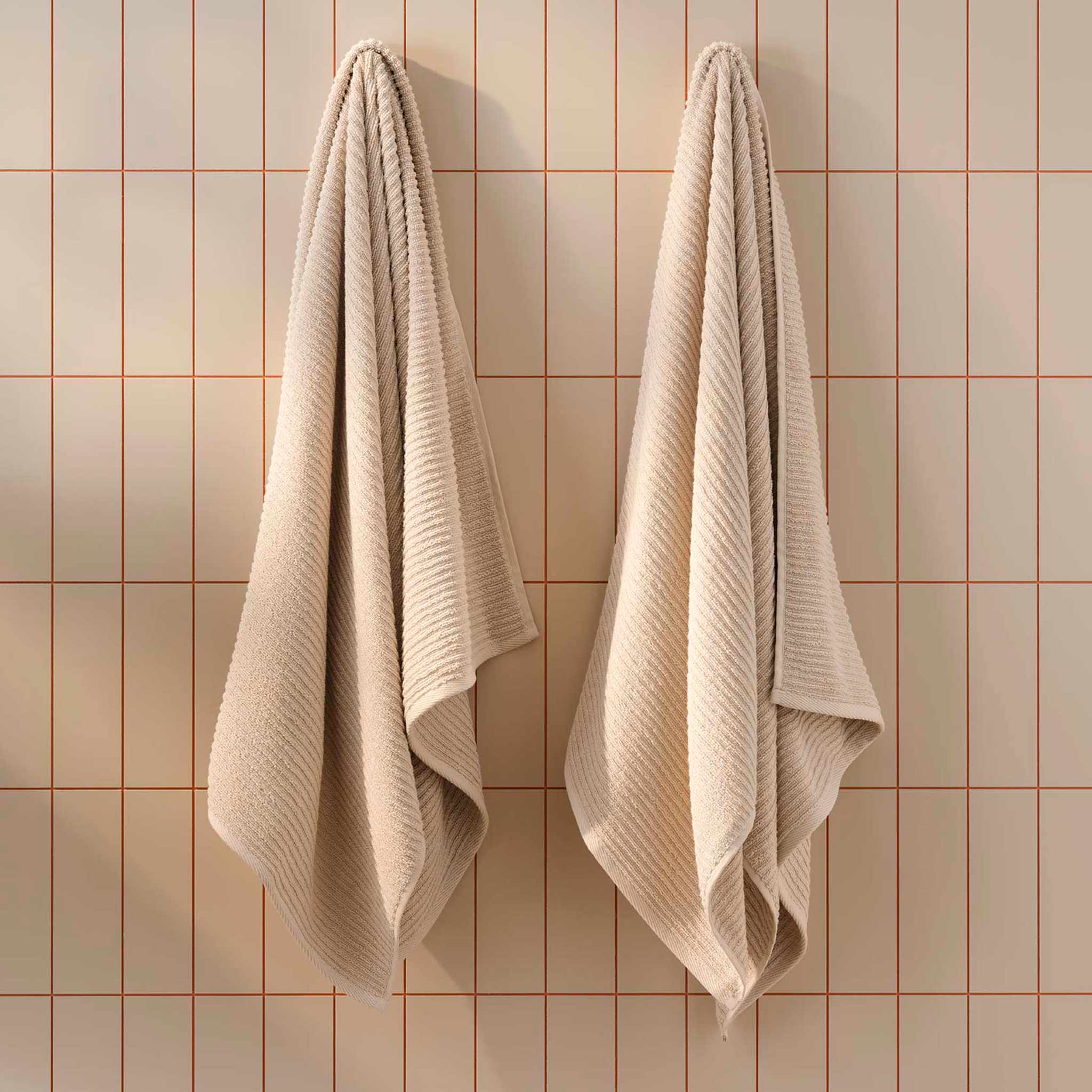 Ribbed Cotton TENCELâ„¢ Bath Towels Set of 2 - Image 17