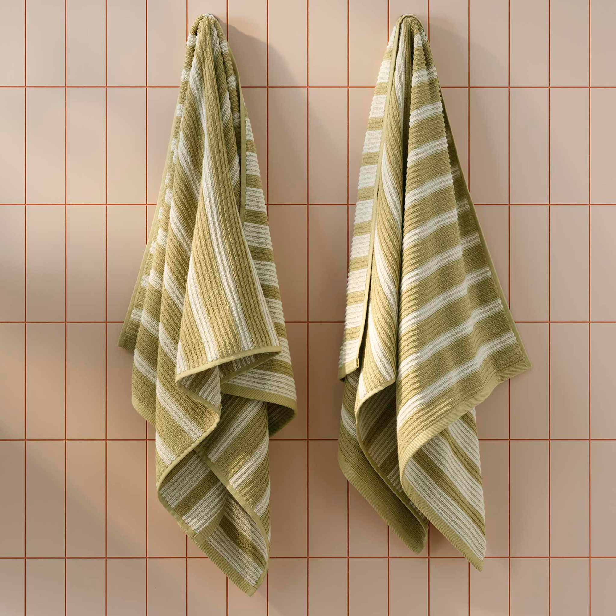 Ribbed Cotton TENCELâ„¢ Bath Towels Set of 2 - Image 20