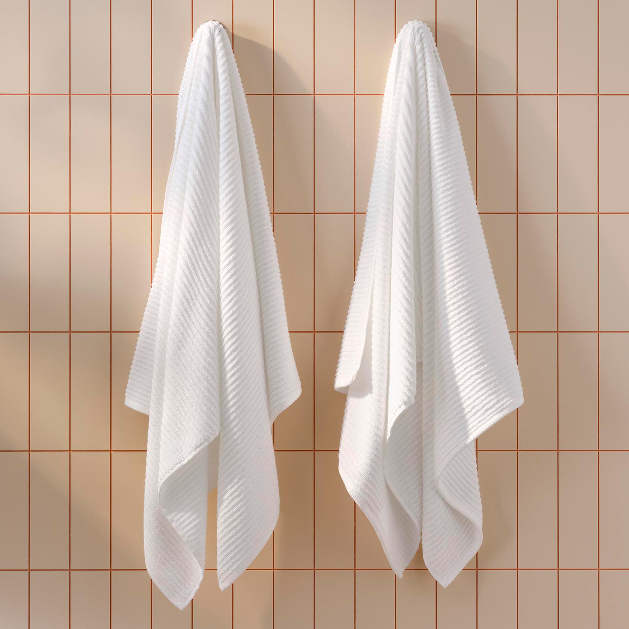 Ribbed Cotton TENCELâ„¢ Bath Towels Set of 2 - Image 21