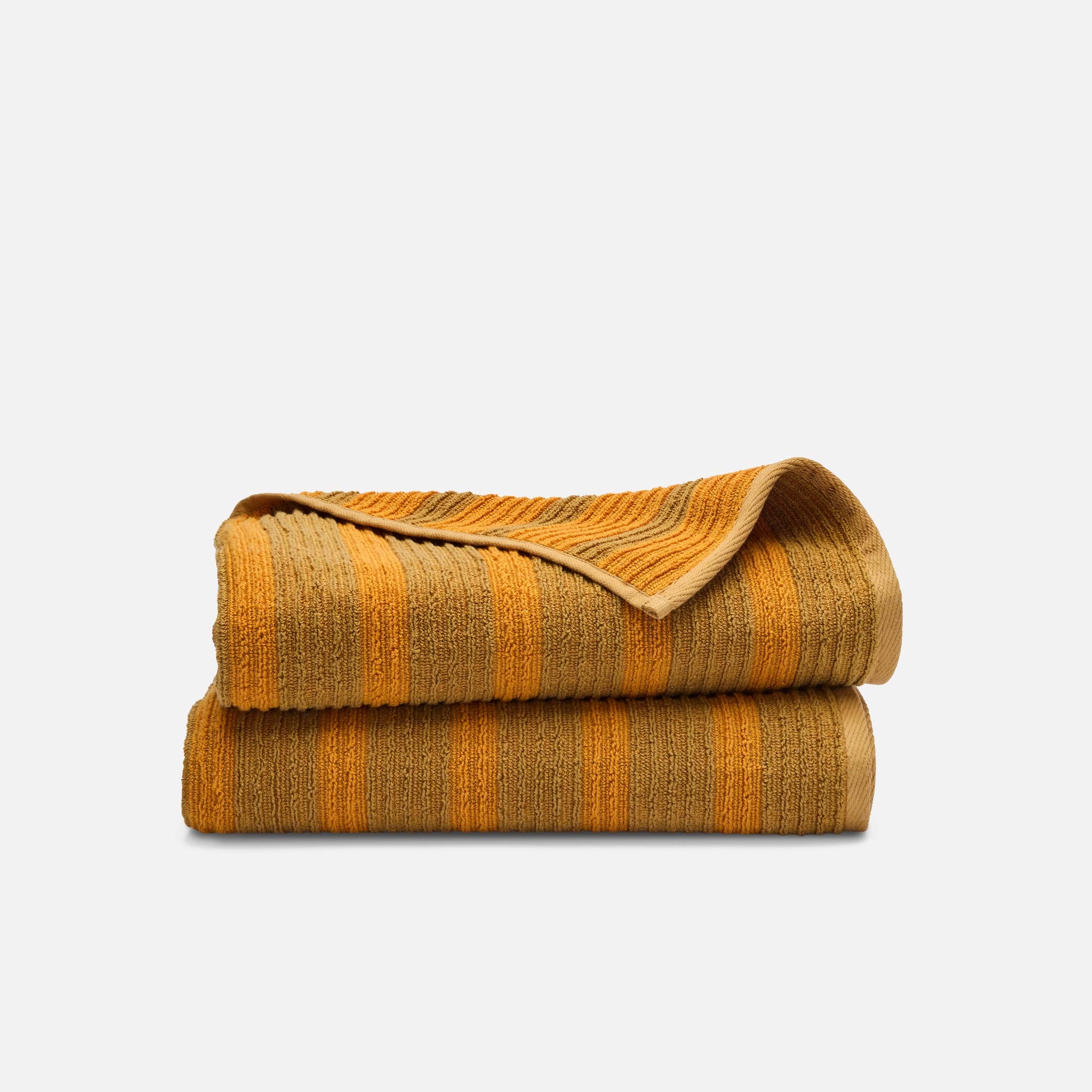 Ribbed Cotton TENCELâ„¢ Bath Towels Set of 2 - Image 6