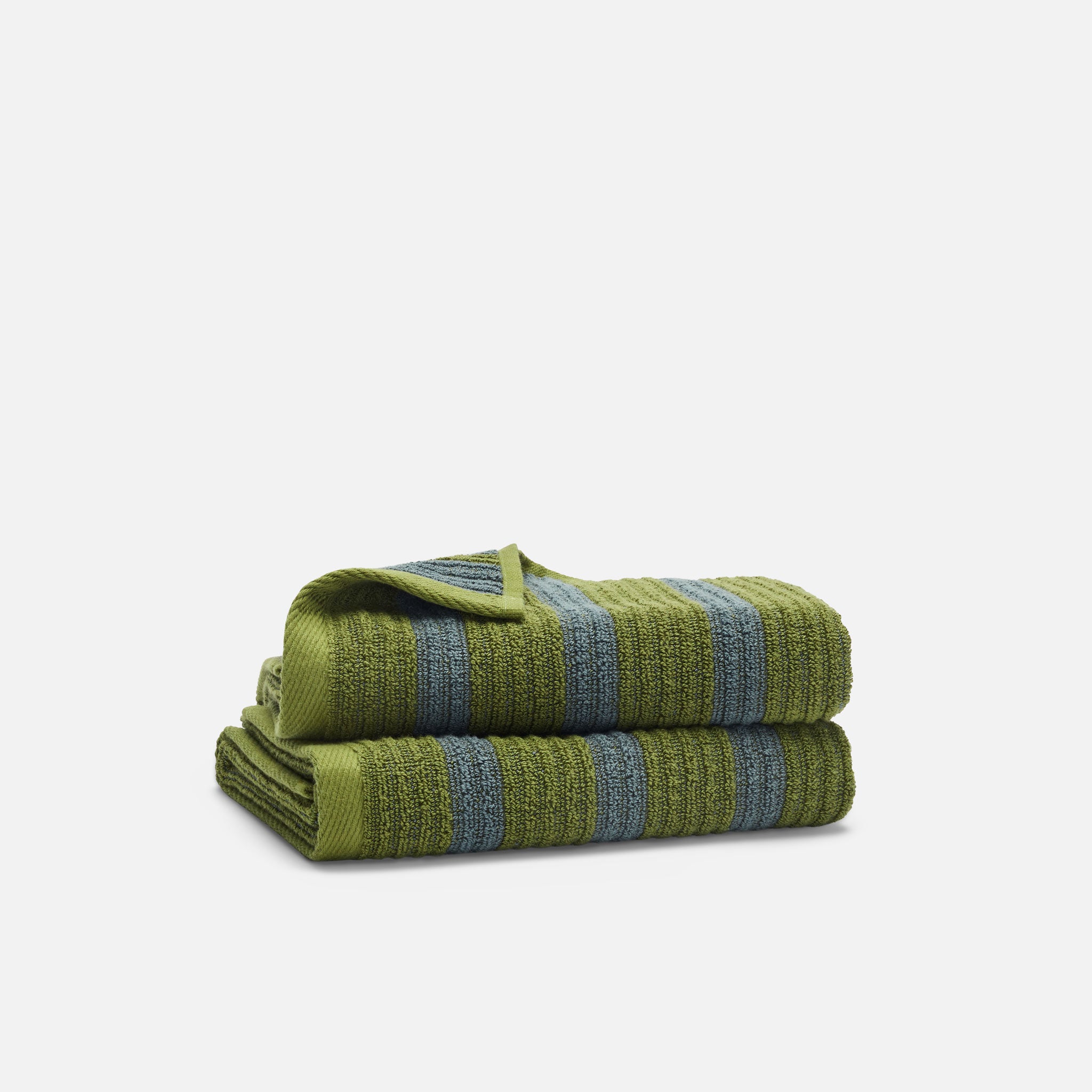 Ribbed Cotton TENCELâ„¢ Hand Towels Set of 2 - Image 5