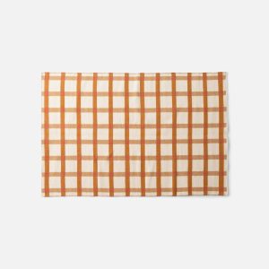 Plaid Wool Rug